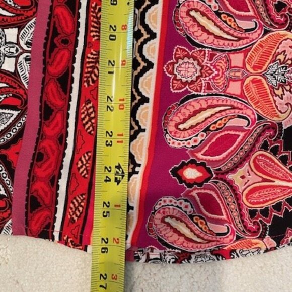 Chico’s Red and Black Tunic Top – Size 1 - Picture 6 of 9